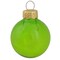 Whitehurst Mini Glass Christmas Ball Ornaments - 1.5" (40mm) - Green - 40ct